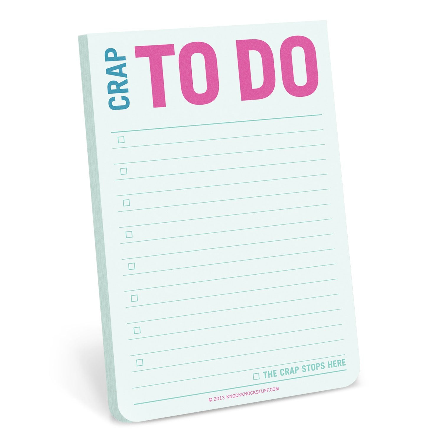 Knock Knock Crap To Do Jumbo Sticky Note - Knock Knock Stuff SKU 12535