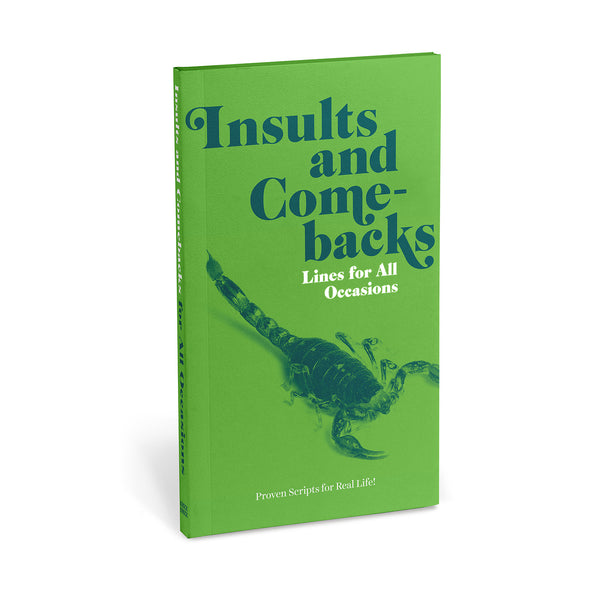 Knock Knock Insults & Comebacks Lines for All Occasions: Paperback Edition Softcover Funny Book - Knock Knock Stuff SKU 50123