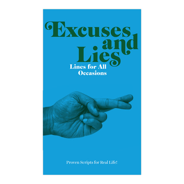 Knock Knock Excuses & Lies Lines for All Occasions: Paperback Edition - Knock Knock Stuff SKU 