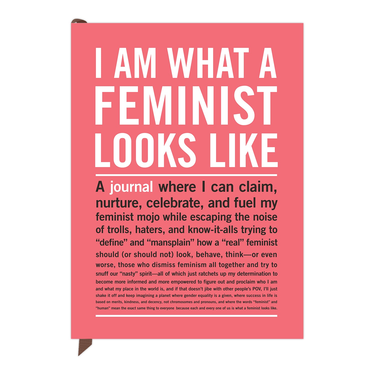 Knock Knock I Am What A Feminist Looks Like Inner-Truth®  Journal - Knock Knock Stuff SKU 