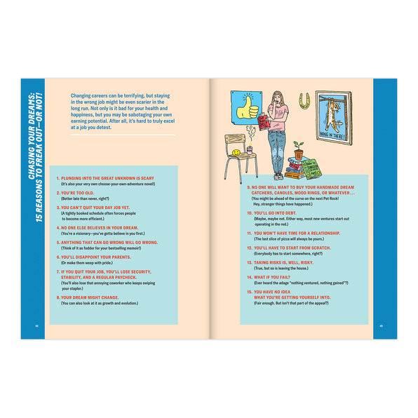 The Savvy Job-Hopper's Guide Choosing A Career by Knock Knock, SKU 50187, interior 1