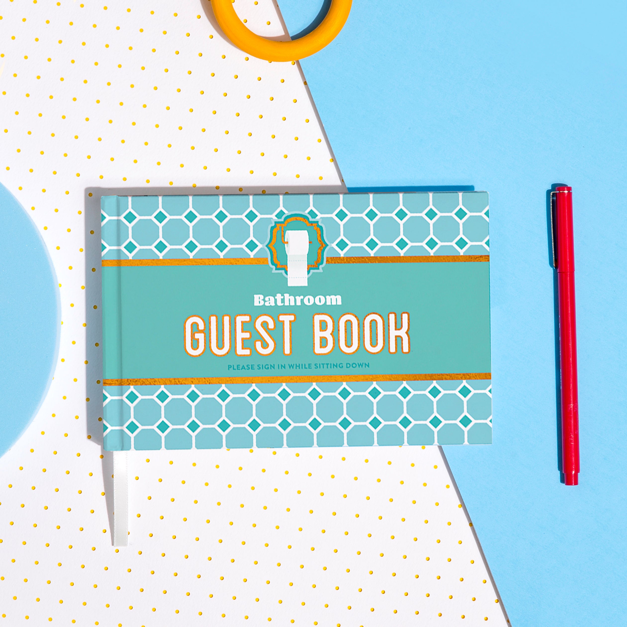 Knock Knock Bathroom Guestbook (Second Edition)