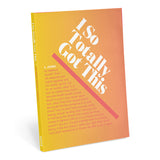 Knock Knock I So Totally Got This Inner-Truth® Journal (Ombre Edition) Paperback Lined Notebook - Knock Knock Stuff SKU 50196