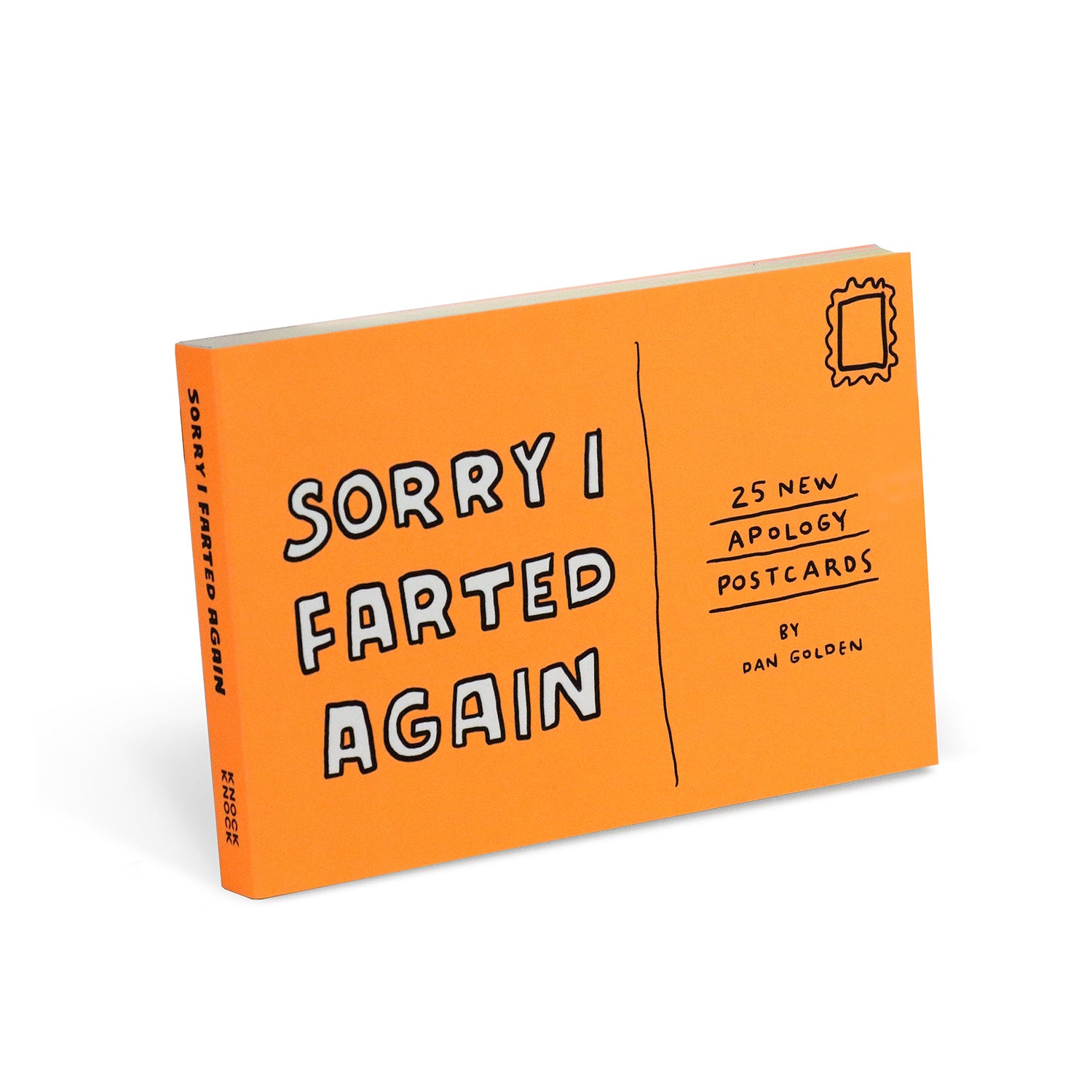 Knock Knock Sorry I Farted Again: 25 New Apology Postcards Paper postcards in cardstock case - Knock Knock Stuff SKU 50209