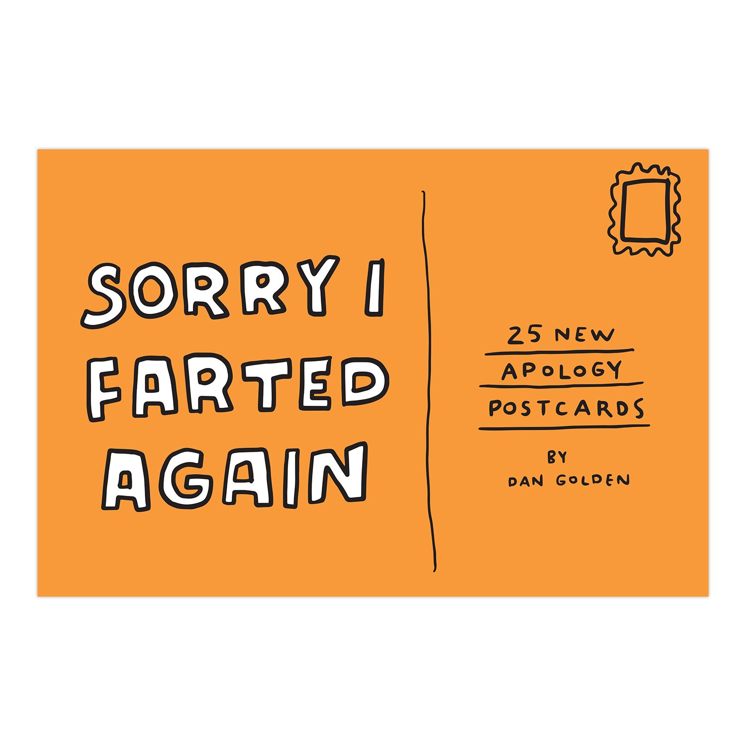 Knock Knock Sorry I Farted Again: 25 New Apology Postcards - Knock Knock Stuff SKU 