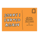 Knock Knock Sorry I Farted Again: 25 New Apology Postcards - Knock Knock Stuff SKU 