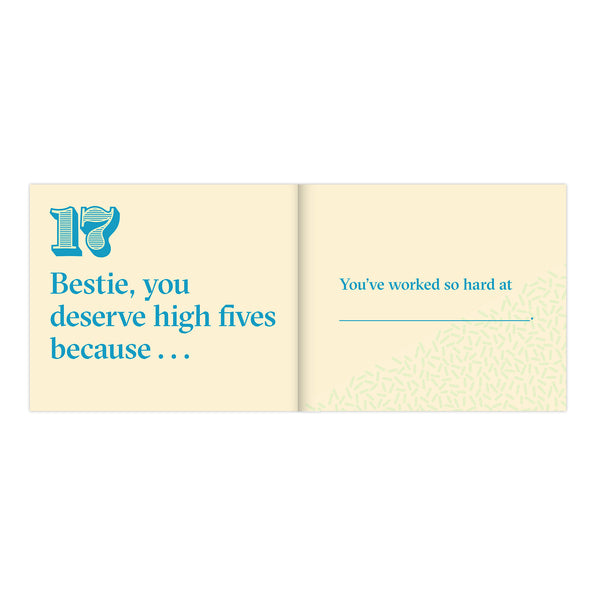 Bestie I Love You Because … Fill in the Love® Book