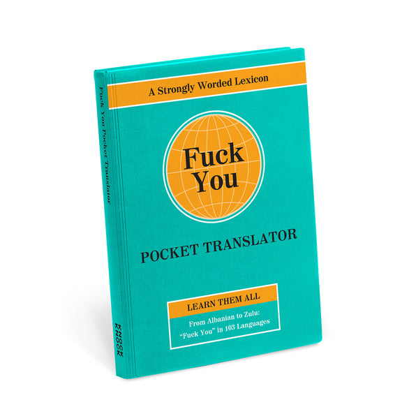 Knock Knock Fuck You Pocket Translator Softcover Funny Book - Knock Knock Stuff SKU 50304