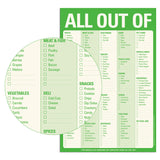 Knock Knock All Out Of® Pad (Green) - Knock Knock Stuff SKU 