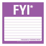 Knock Knock FYI Sticky Notes - Knock Knock Stuff SKU 