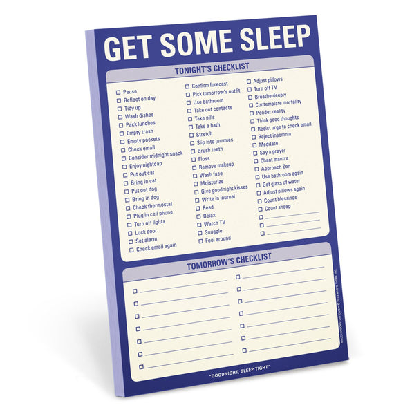 Knock Knock Get Some Sleep Pad Paper Notepad - Knock Knock Stuff SKU 12259