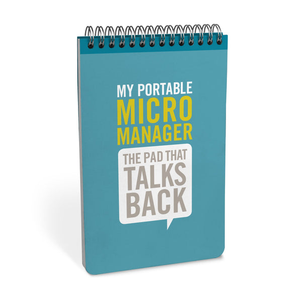Knock Knock Portable Micromanager Personality Pad - Knock Knock Stuff SKU 11201