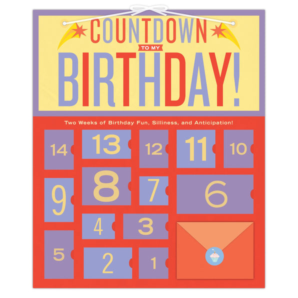 Knock Knock Birthday Countdown Calendar - Knock Knock Stuff SKU 11187
