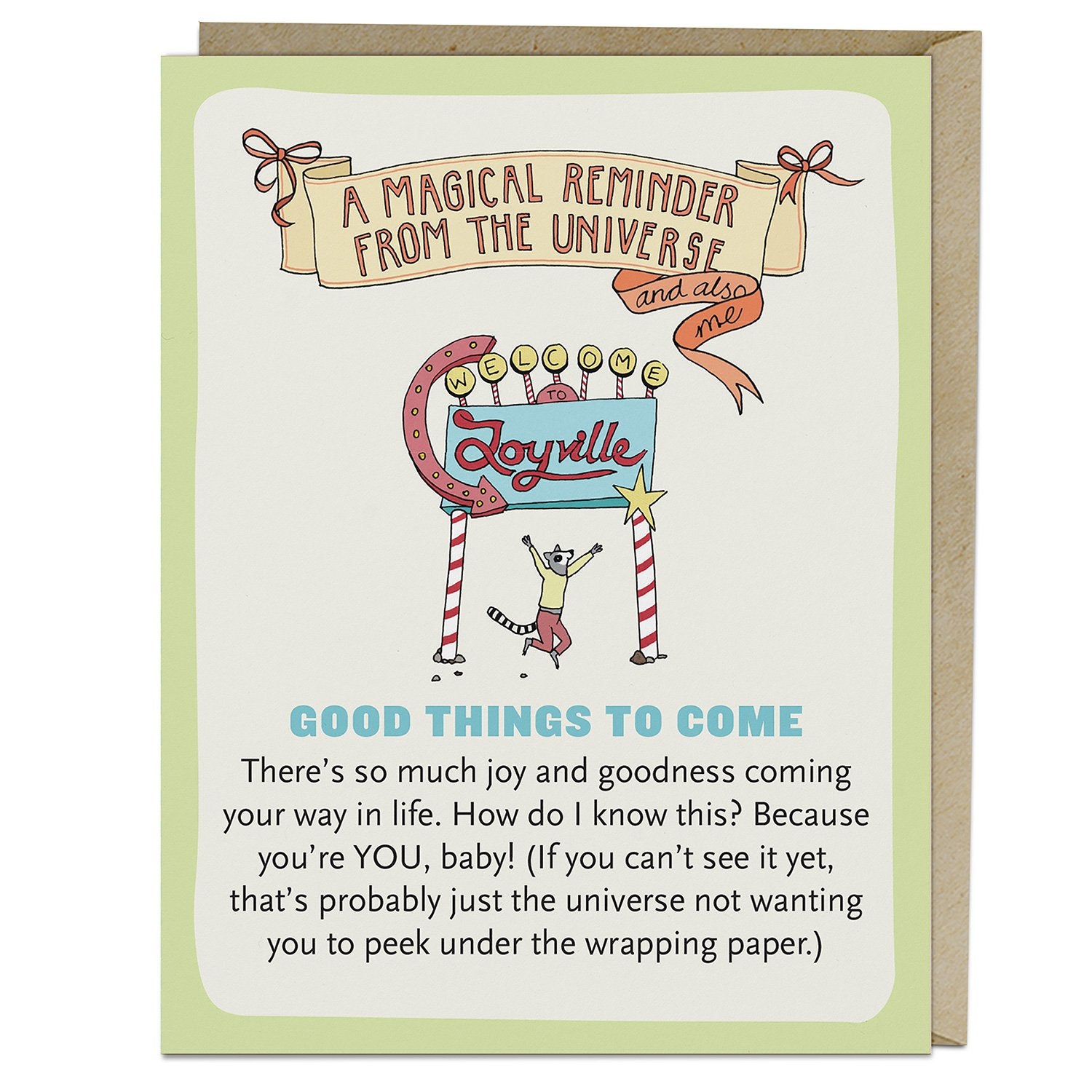 Knock Knock Good Things to Come Affirmators!® Greeting Card Affirmation Cards - Knock Knock Stuff SKU 2-02833