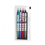 Knock Knock Dear Pen Set (Mom, Friend, Lover, Hater) - Knock Knock Stuff SKU 