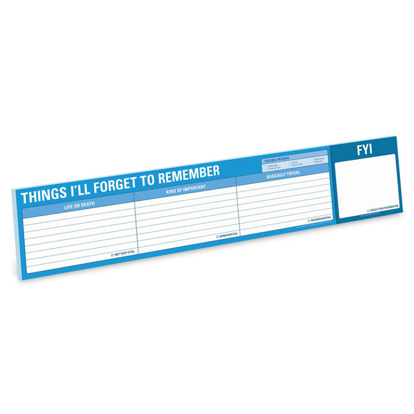 Knock Knock Things I'll Forget to Remember Keyboard Pad - Knock Knock Stuff SKU 11193
