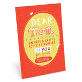 Knock Knock Dear Mom Activity Book - Knock Knock Stuff SKU 31050