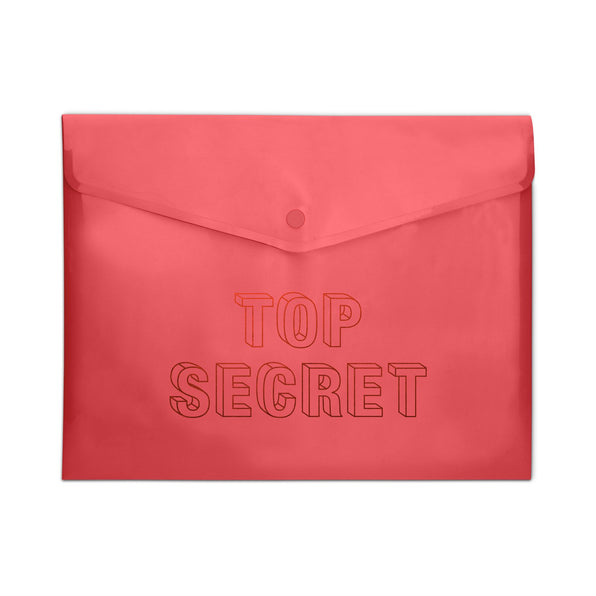 Knock Knock Top Secret Snap Folders - Knock Knock Stuff SKU 