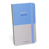 Knock Knock Like a Boss Receipt Catcher Paperboard accordion organizer with paper notepad - Knock Knock Stuff SKU 15160