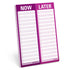 Knock Knock Now / Later Perforated Pad Paper Notepad - Knock Knock Stuff SKU 11990