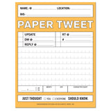 Knock Knock Paper Tweet Nifty Note Paper Notepad - Knock Knock Stuff SKU 12079