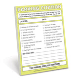 Knock Knock Parking Citation Nifty Notes Paper Notepad - Knock Knock Stuff SKU 12091