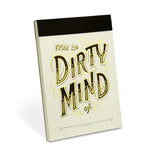 Knock Knock Dirty Mind Alter Ego Notepad - Knock Knock Stuff SKU 12114