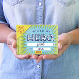 Knock Knock You're My Hero Fill in the Love® Book - Knock Knock Stuff SKU 