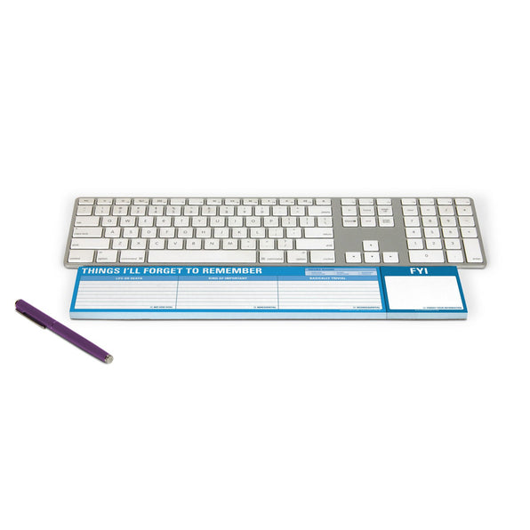 Knock Knock Things I'll Forget to Remember Keyboard Pad - Knock Knock Stuff SKU 