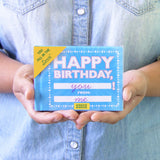 Knock Knock Happy Birthday Fill in the Love® Book - Knock Knock Stuff SKU 