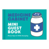 Knock Knock Medicine Cabinet Mini Guest Book - Knock Knock Stuff SKU 