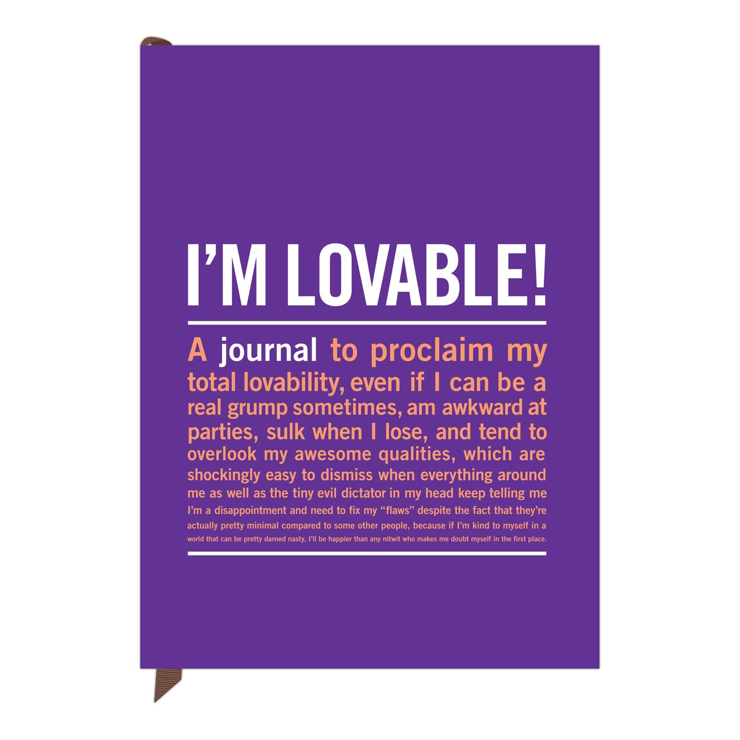 Knock Knock I'm Lovable! Inner-Truth® Journal - Knock Knock Stuff SKU 