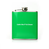 Knock Knock Calm the F*ck Down Flask - Knock Knock Stuff SKU 70286