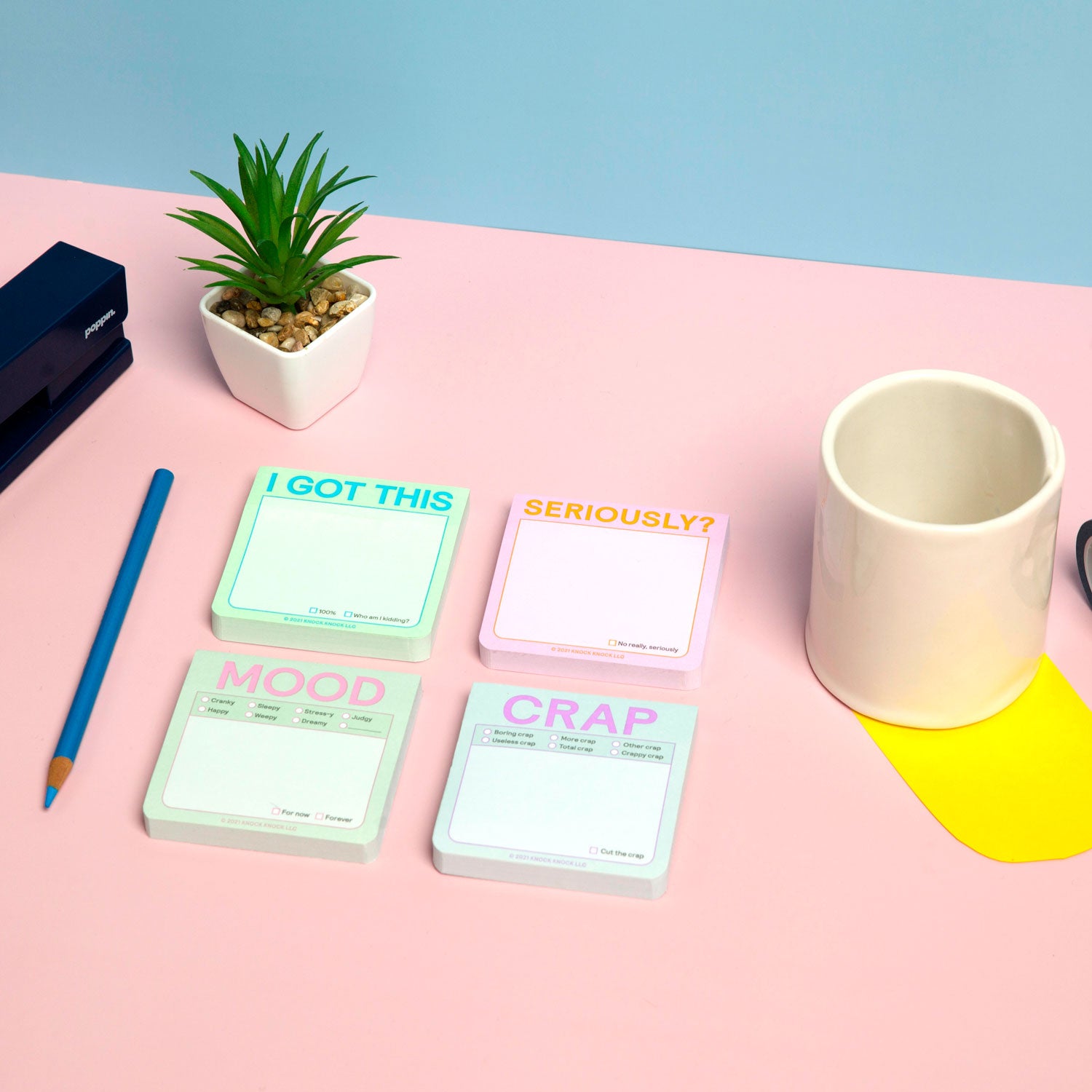 Pink Sticky Note
