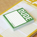 Knock Knock Dude Sticky Notes - Knock Knock Stuff SKU 