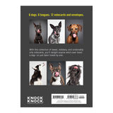 Knock Knock Lick Dogs Notecards (Large) - Knock Knock Stuff SKU 