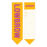 Knock Knock Highbrow/Lowbrow 2-in-1 Bookmark Pads - Knock Knock Stuff SKU 