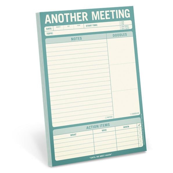 Knock Knock Another Meeting Pad Paper Notepad - Knock Knock Stuff SKU 12247