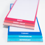 Knock Knock Someday 3-Way Notepad (Large) - Knock Knock Stuff SKU 