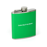 Knock Knock Calm the F*ck Down Flask - Knock Knock Stuff SKU 