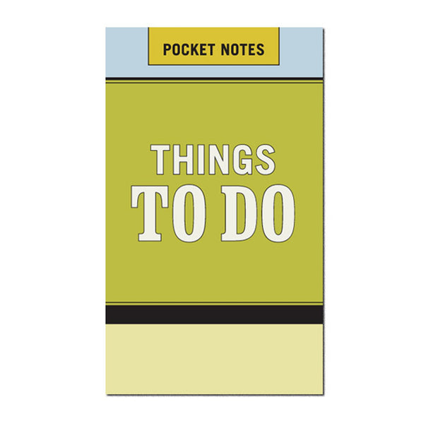 Knock Knock Things to Do Pocket Notes - Knock Knock Stuff SKU 12100