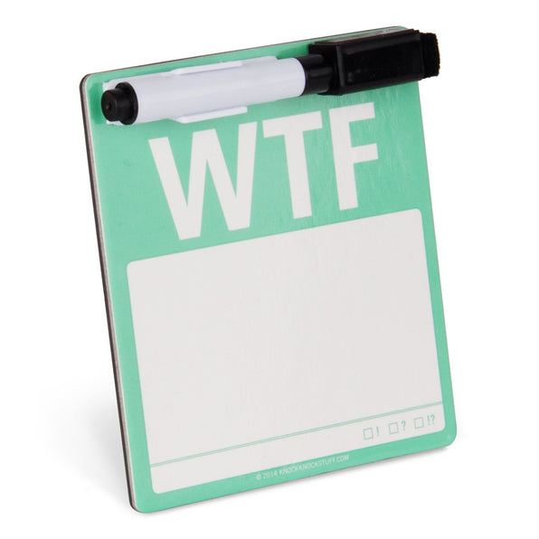 Knock Knock WTF Magnetic Mini Note - Knock Knock Stuff SKU 12704