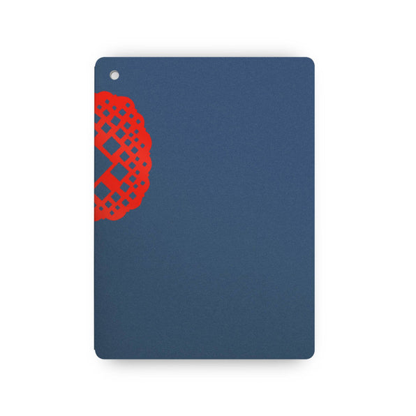 Knock Knock Red on Blue Wraparound Notebook - Knock Knock Stuff SKU 31037