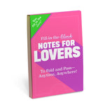 Knock Knock Fill in the Love® Notes for Lovers Fill-in-the-Blank Love Letters - Knock Knock Stuff SKU 29053