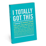 Knock Knock I Totally Got This Mini Inner-Truth® Journal Paperback Lined Notebook - Knock Knock Stuff SKU 50154