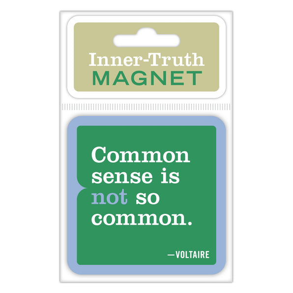 Knock Knock Common Sense Inner-Truth® Magnet - Knock Knock Stuff SKU 