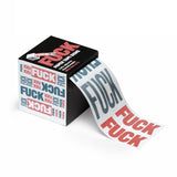 Knock Knock F*ck Sticky Roll Sign Adhesive Paper Notepad - Knock Knock Stuff SKU 12726