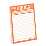 Knock Knock Not At All Urgent Great Big Sticky Notes Adhesive Paper Notepad - Knock Knock Stuff SKU 12536