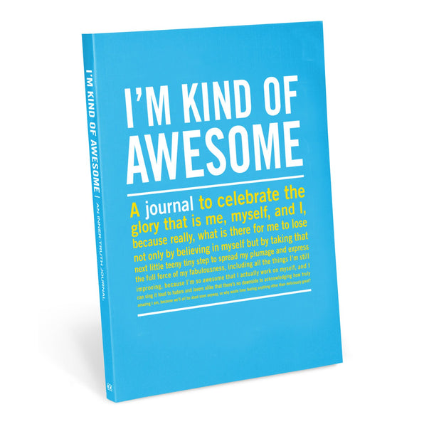 Knock Knock I'm Kind of Awesome Inner-Truth® Journal Paperback Lined Notebook - Knock Knock Stuff SKU 50045