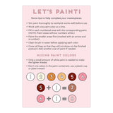 Knock Knock Sweet Treats Paint-by-Number Postcards Kit - Knock Knock Stuff SKU 